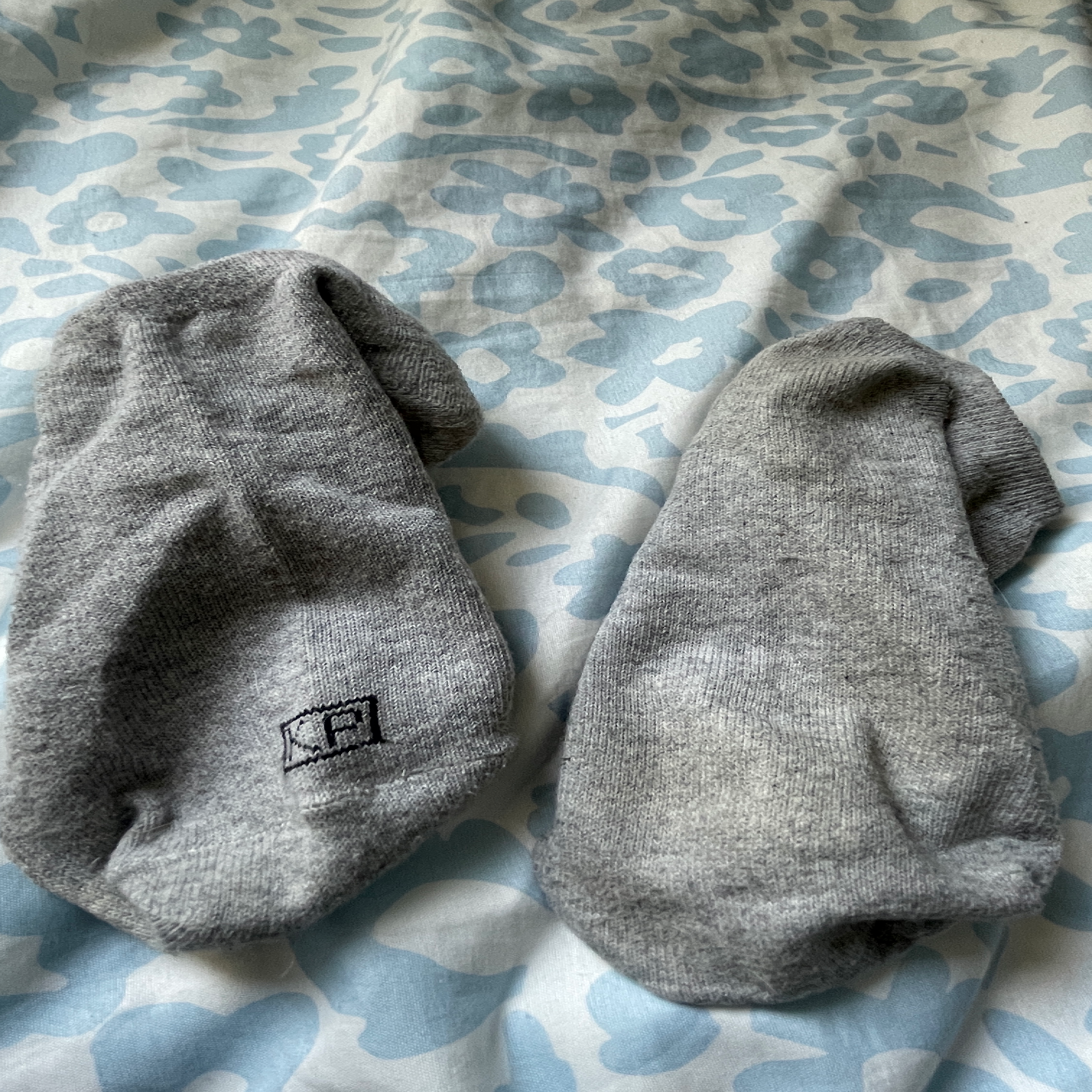 Getragene Socken