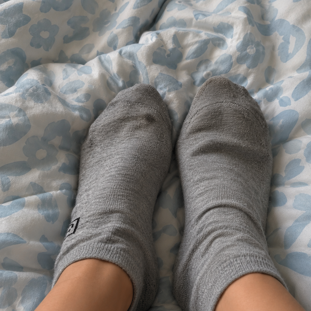Getragene Socken