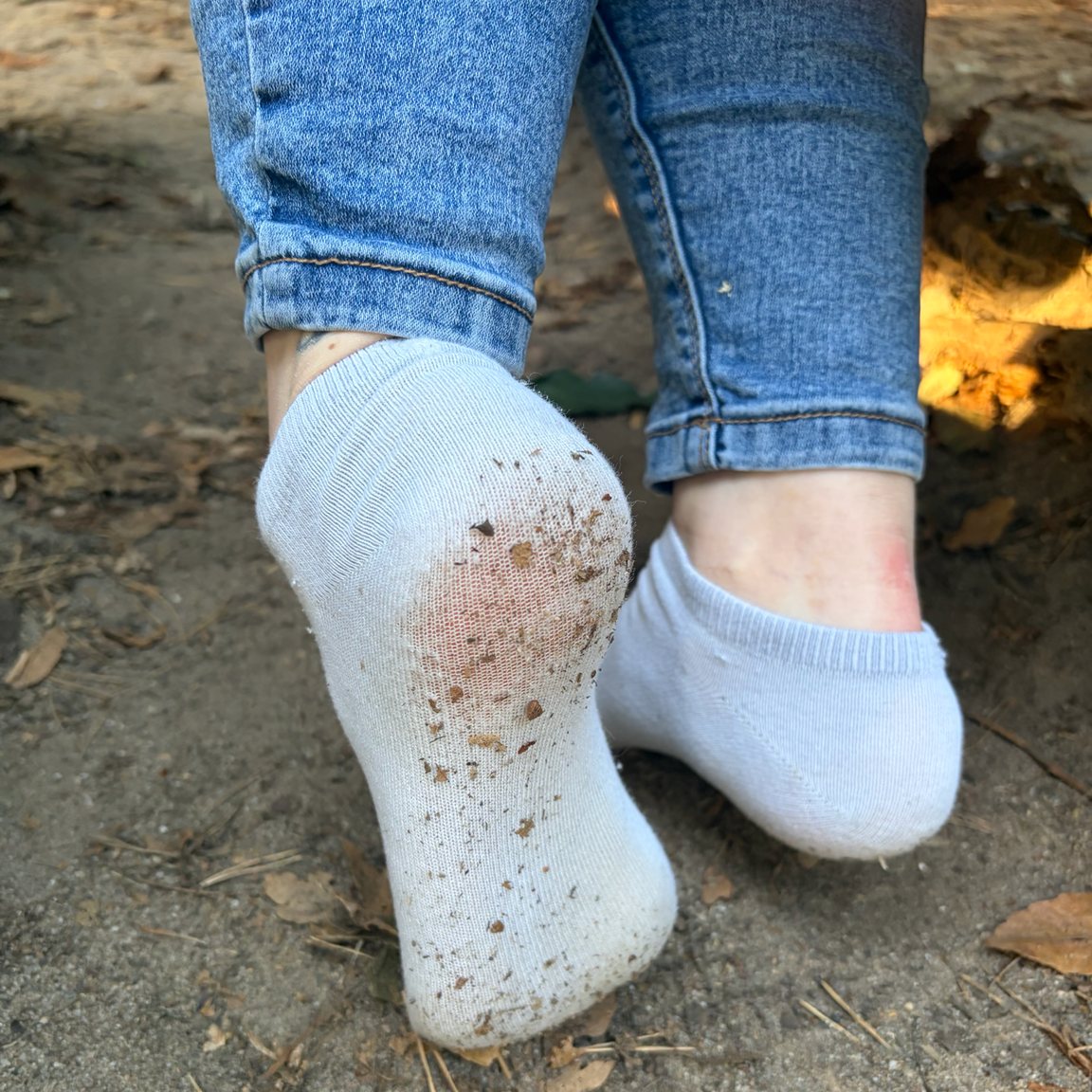 Draußen getragen & richtig dreckig 🧦😈