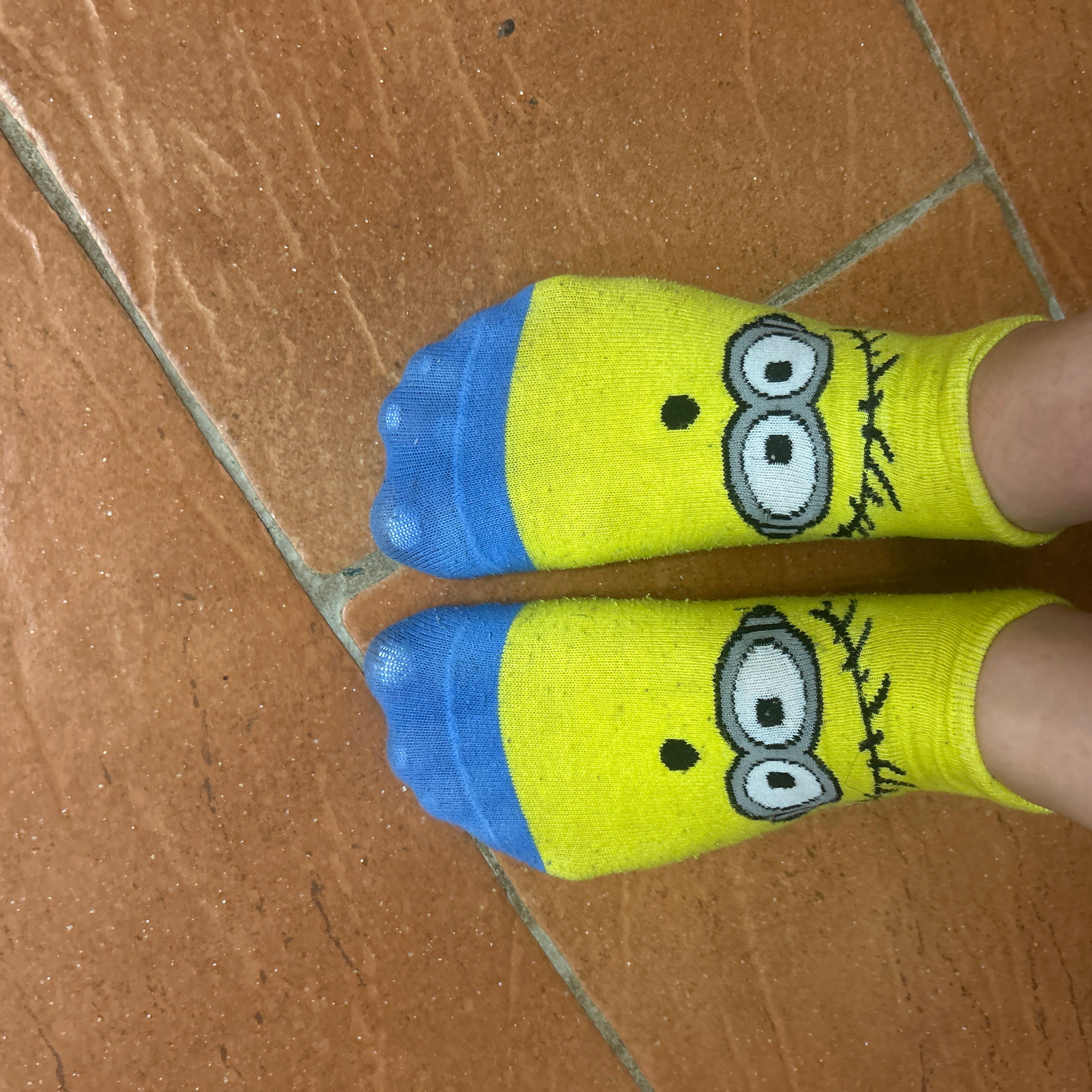Getragene bunte socken🔥