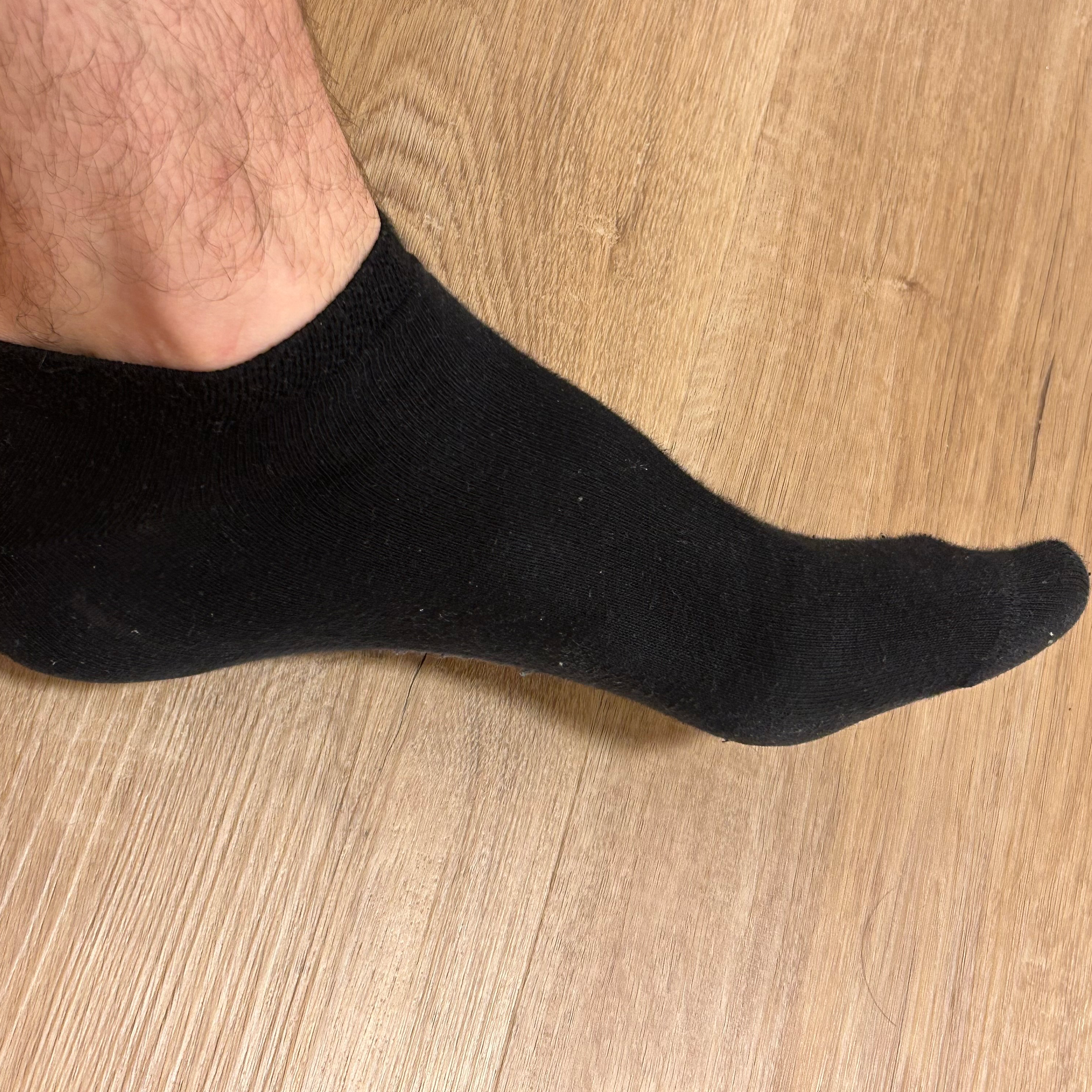Schwarze Sneaker Socken