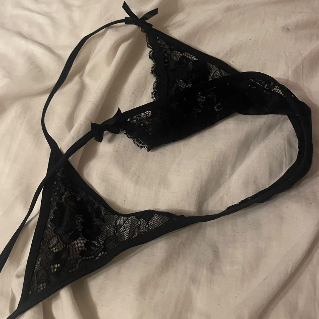 Tanga beim Sex getragen