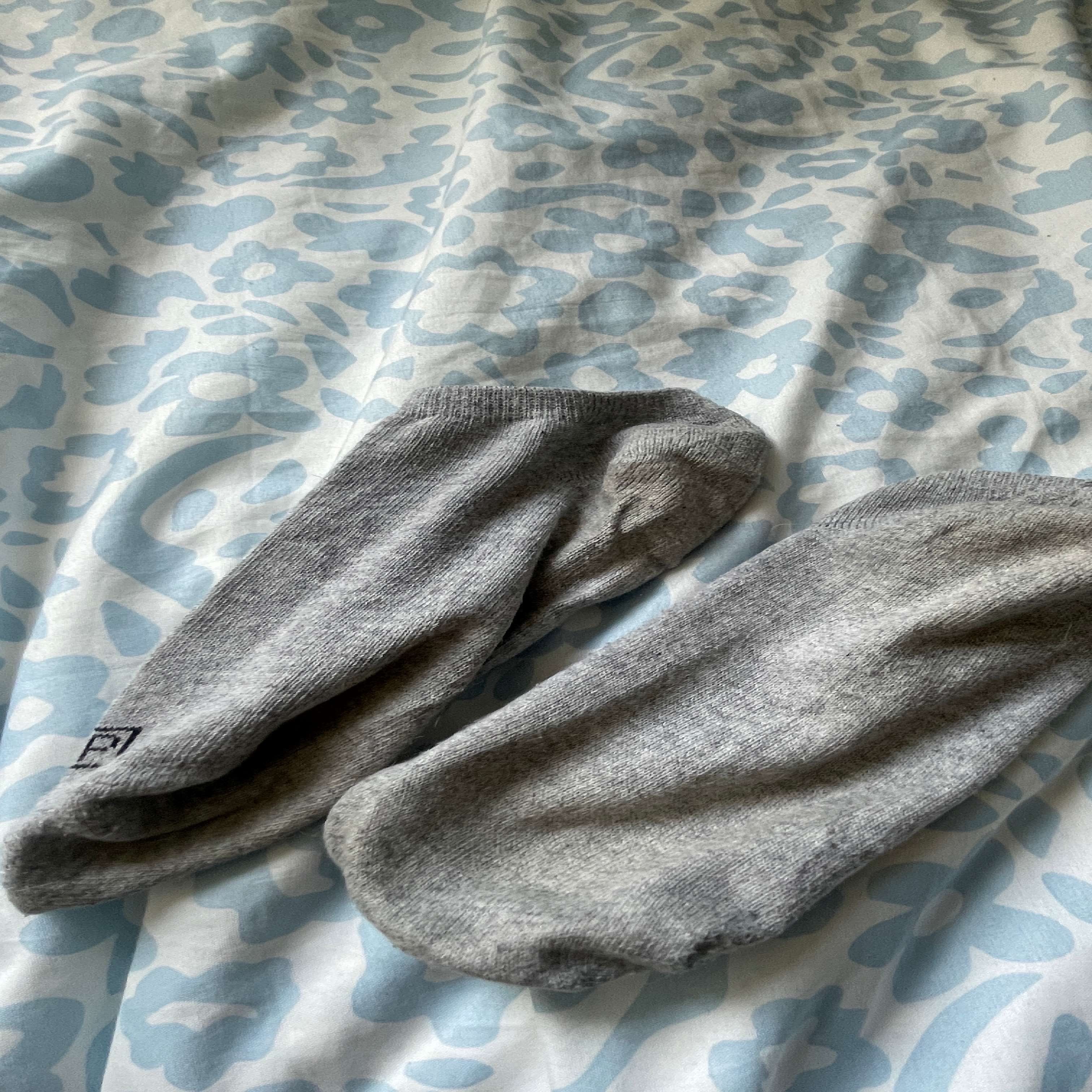 Getragene Socken