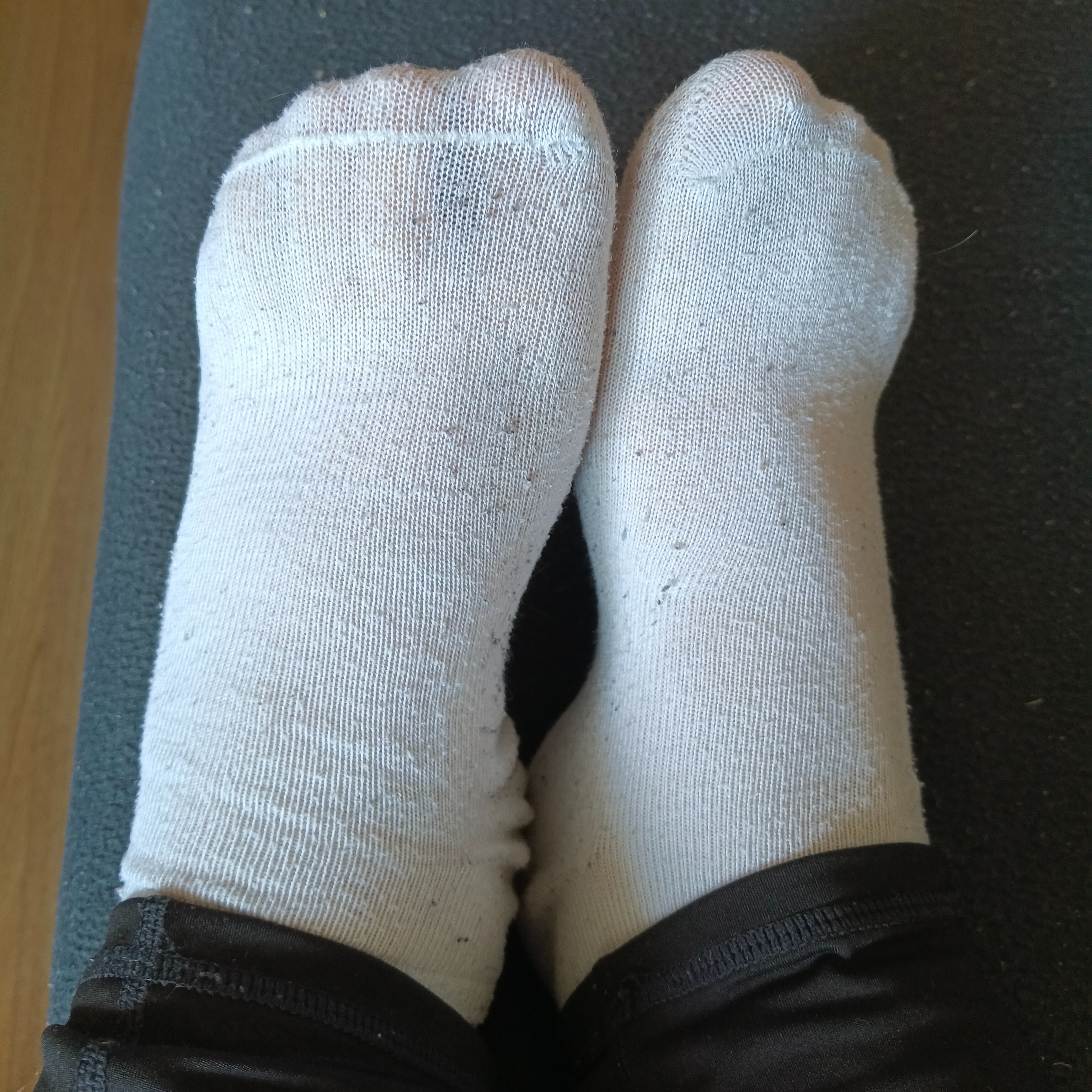Getragene Socken
